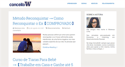 Desktop Screenshot of conceitow.com.br