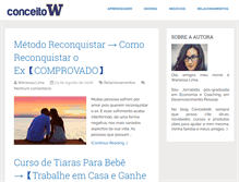 Tablet Screenshot of conceitow.com.br